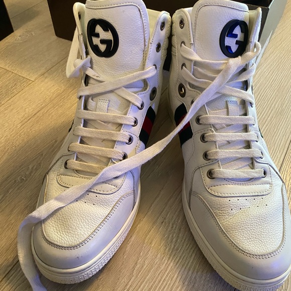 Gucci Coda Hi-Top Sneakers - Picture 4 of 5